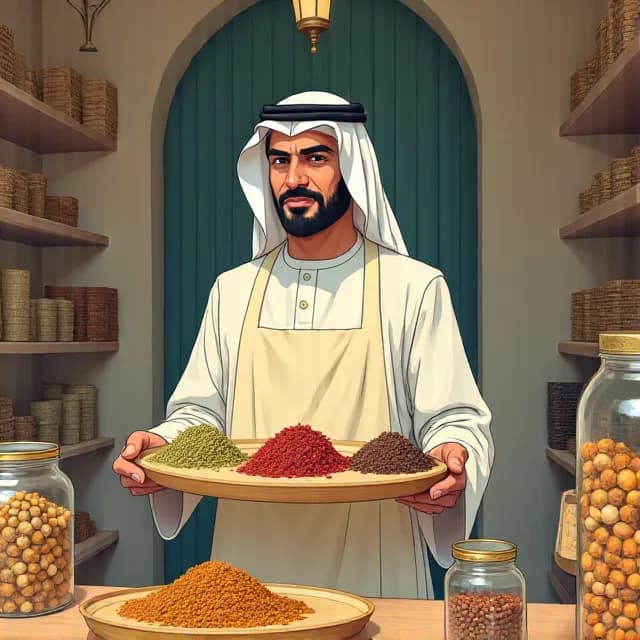 Tajir Mohammed bin Ali Al Kindi, Shop owner in United Arab Emirates
