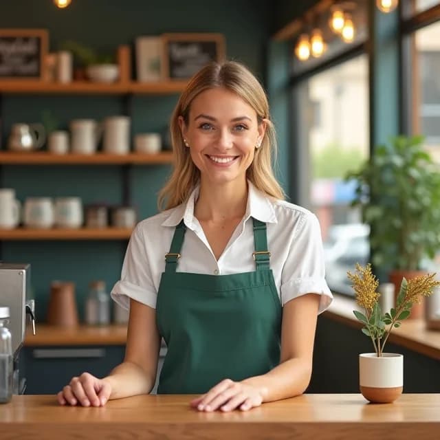 Charli Hooper, Café owner in Australia