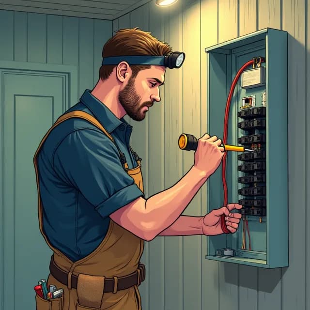 Dave Pritchard, Electrician in Australia