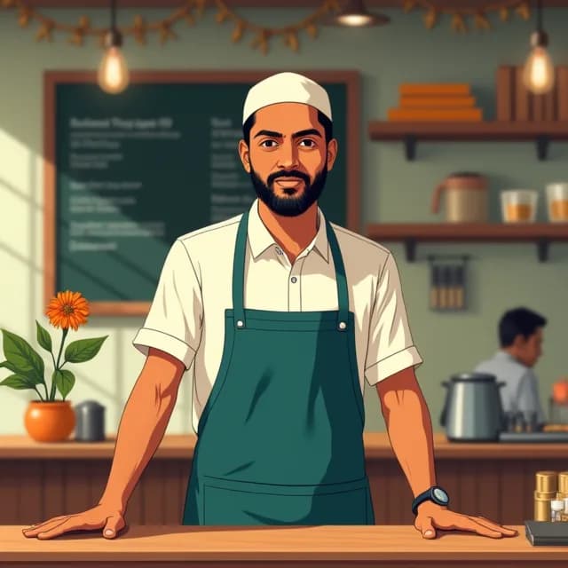 Faisal Karim, Café owner in Bangladesh