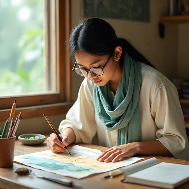 Moushumi Chakma, Creative in Bangladesh