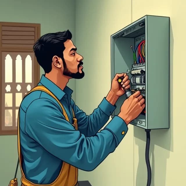 Salim Mia, Electrician in Bangladesh