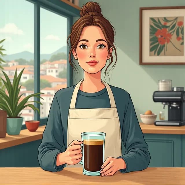 Larissa Schmidt, Café owner in Brazil