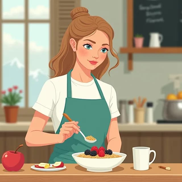 Caroline Zürcher, Café owner in Switzerland