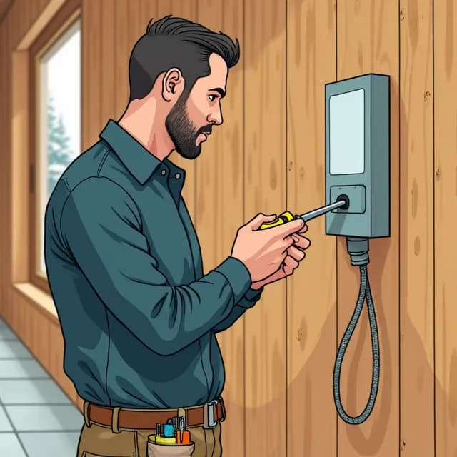 Andreas Furrer, Electrician in Switzerland