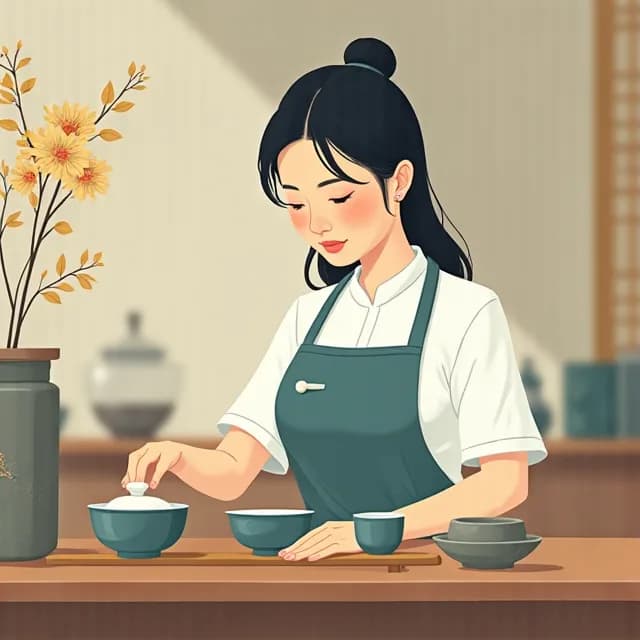 Hui-lan Zhou, Café owner in China