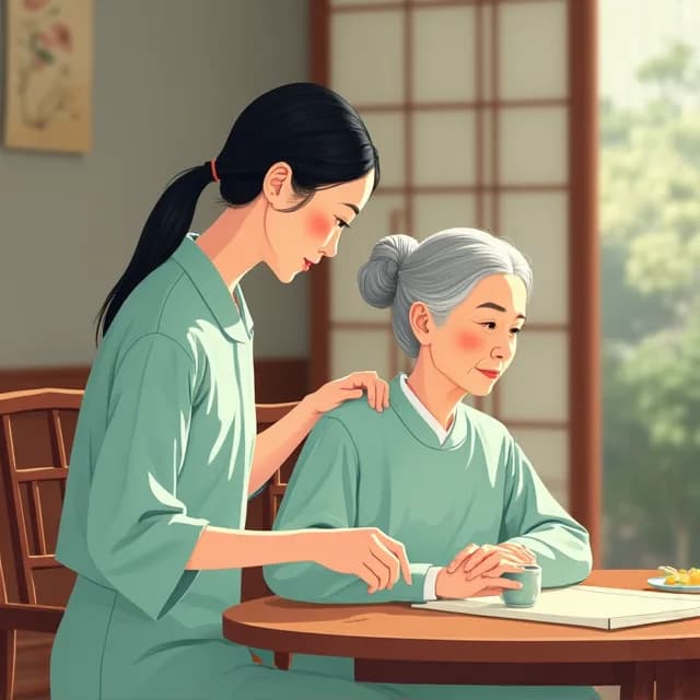 Xiao-yan Zhao, Caregiver in China