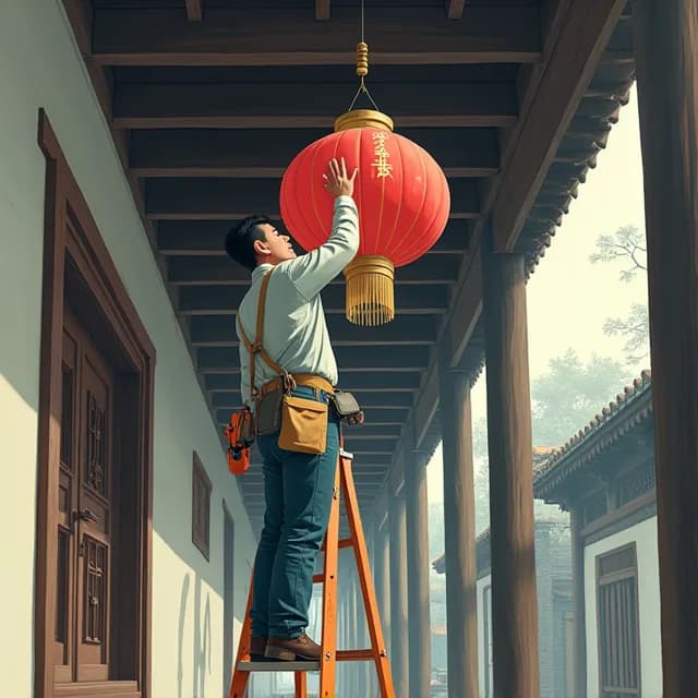 Bo Huang, Electrician in China