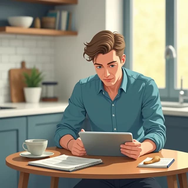 Markus Weber, Job seeker in Germany