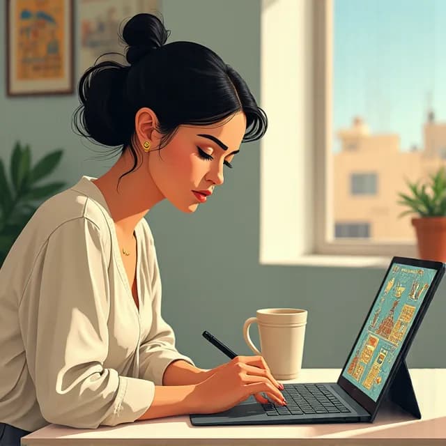 Salma Nasr, Creative in Egypt