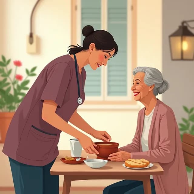 Carmen Romero, Caregiver in Spain