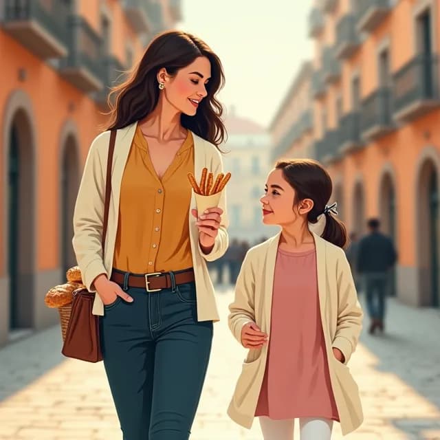 Lucía Fernández, Parent in Spain