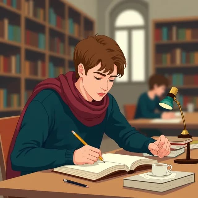 Lucas Martin, Student in France