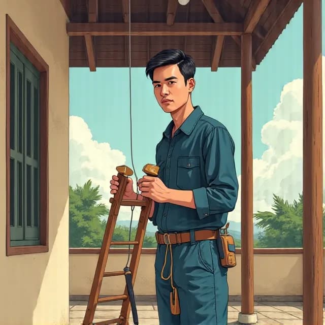 Joko Susilo, Electrician in Indonesia