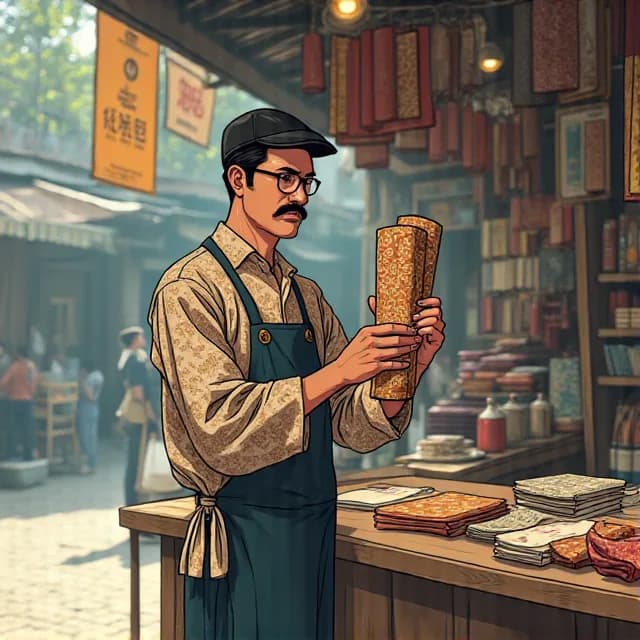 Bambang Hartono, Shop owner in Indonesia