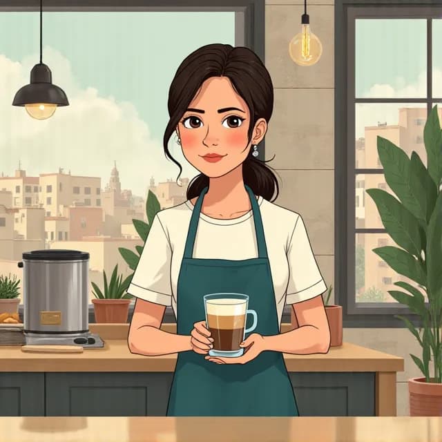 Rachel Ben-David, Café owner in Israel