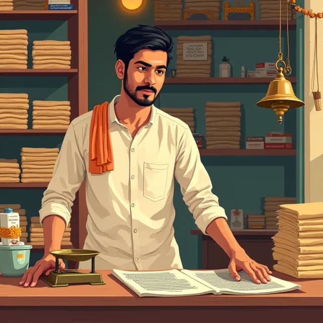 Bharat Patel, Shop owner in India