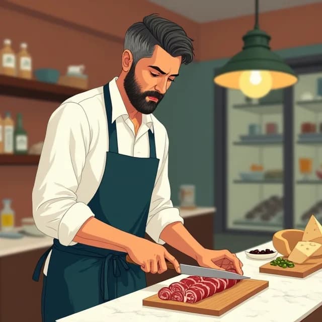 Matteo De Luca, Shop owner in Italy