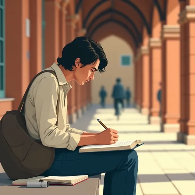Marco Ferretti, Student in Italy