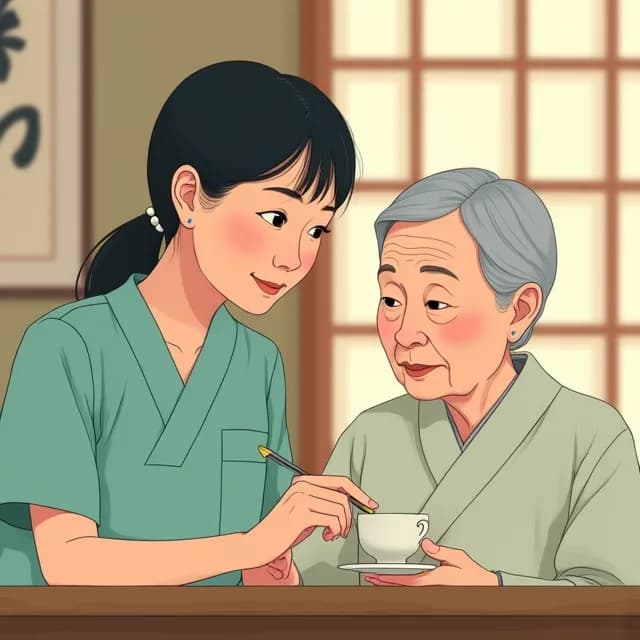 Misaki Nakamura, Caregiver in Japan