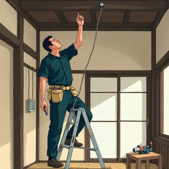 Tetsuya Maeda, Electrician in Japan