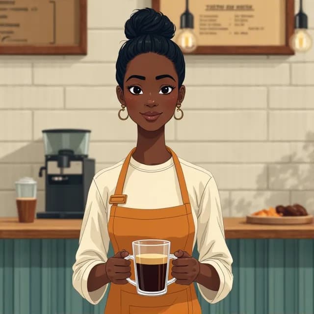 Akumu Wafula, Café owner in Kenya