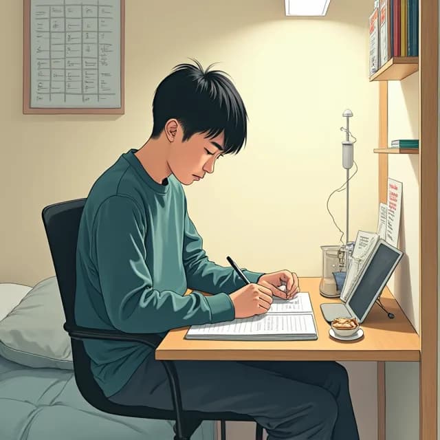 Min-jun Kim, Student in South Korea