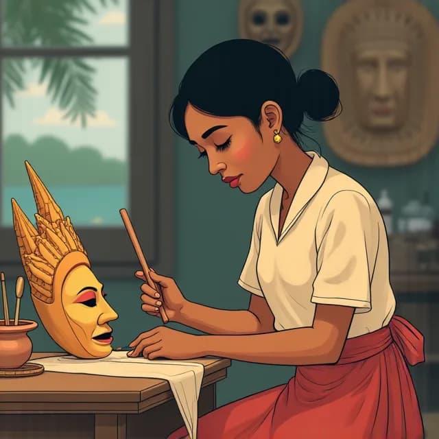 Sandya Ariyaratne, Creative in Sri Lanka