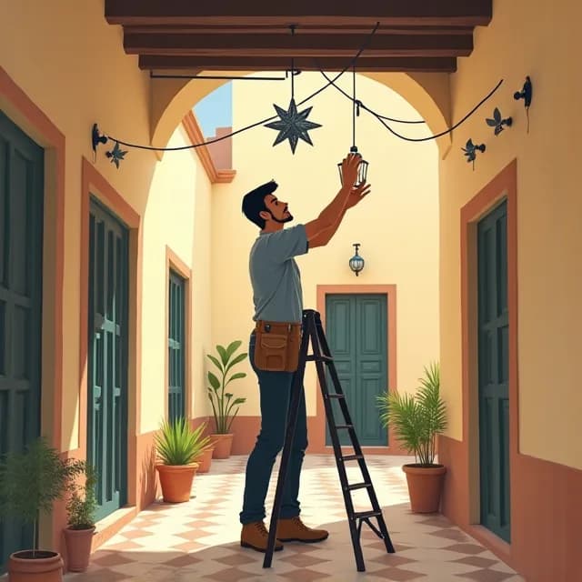 Javier Castillo, Electrician in Mexico
