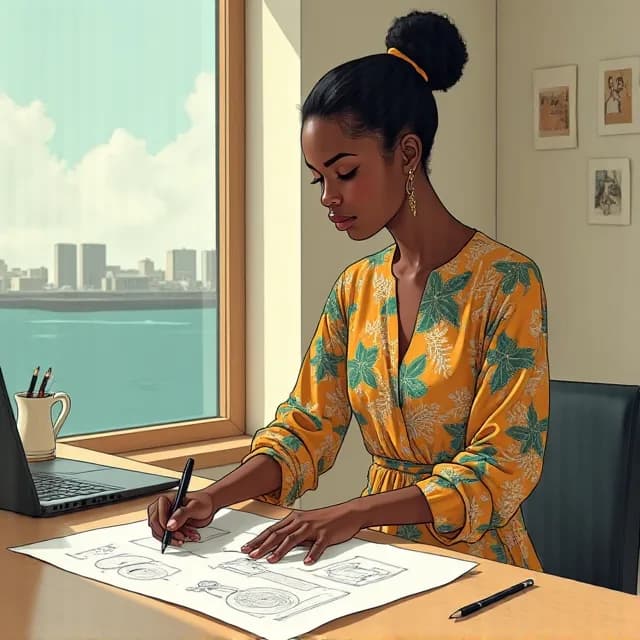 Funke Adeleke, Designer in Nigeria