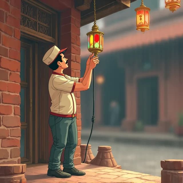 Bal Bahadur Thapa, Electrician in Nepal