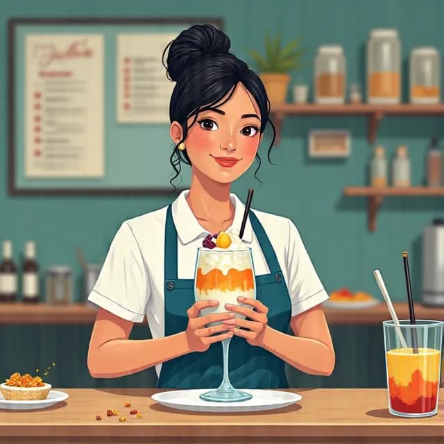 Aling Lourdes Trinidad, Café owner in Philippines