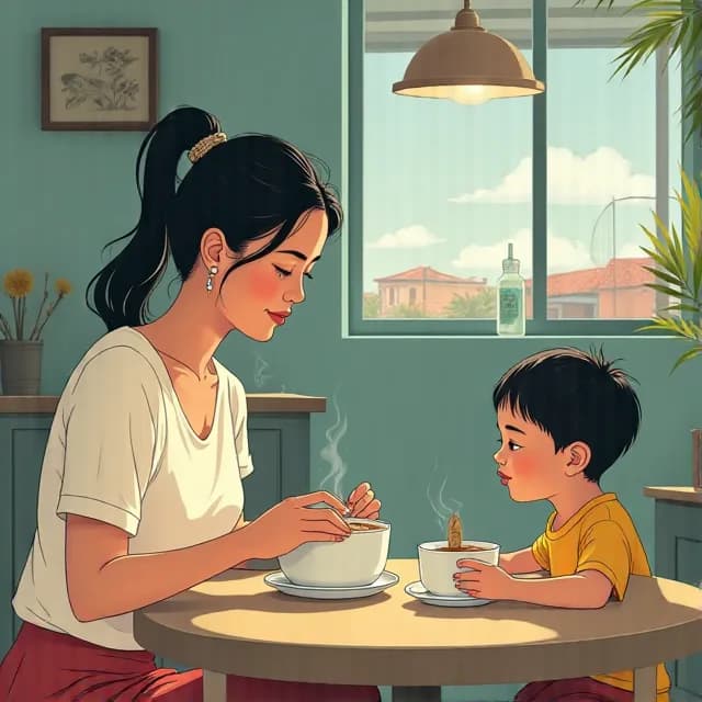 Maria Theresa Dela Cruz, Parent in Philippines