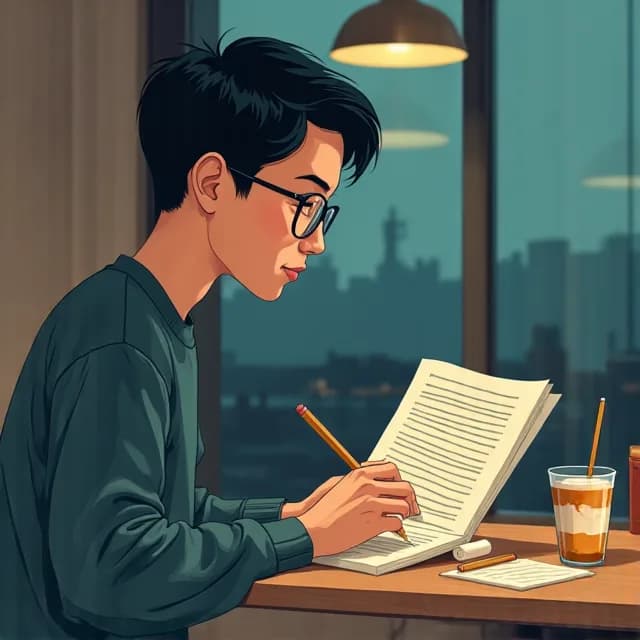 José Miguel Santos, Student in Philippines