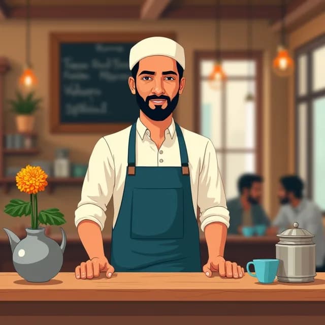 Faraz Hussain, Café owner in Pakistan