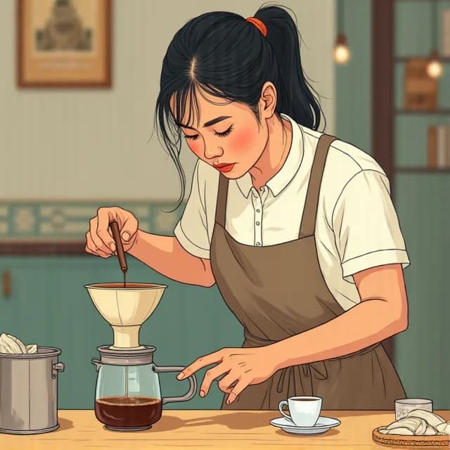 Pailin Saetang, Café owner in Thailand