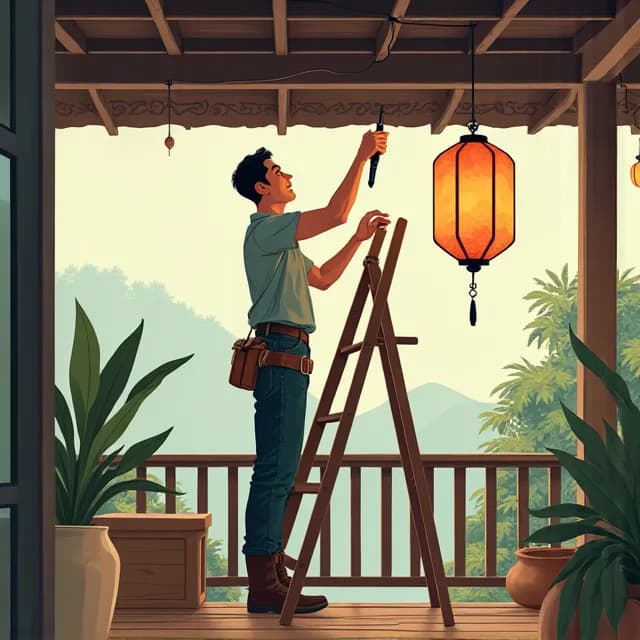 Prasert Inthanon, Electrician in Thailand