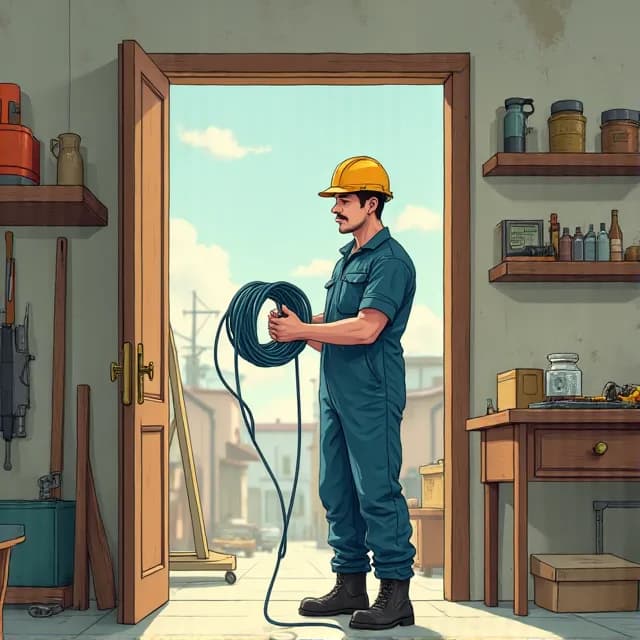 Mustafa Doğan, Electrician in Turkey