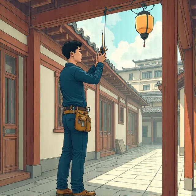 Yu-Hsiang Liu, Electrician in Taiwan