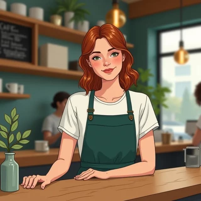 Megan Bauer, Café owner in United States