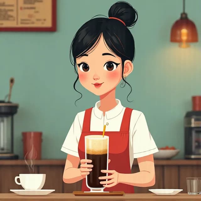 Co Vo Thi Lan, Café owner in Vietnam