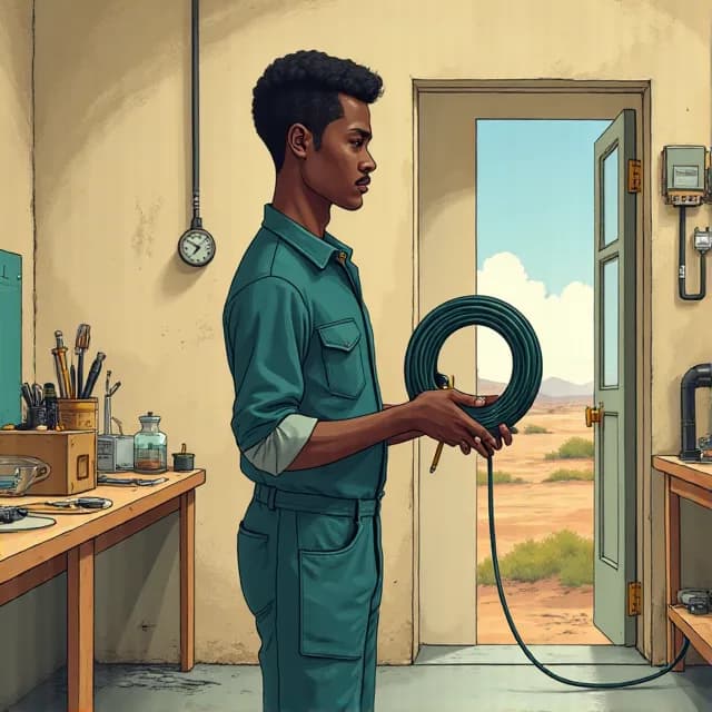 Tshepo Mokoena, Electrician in South Africa