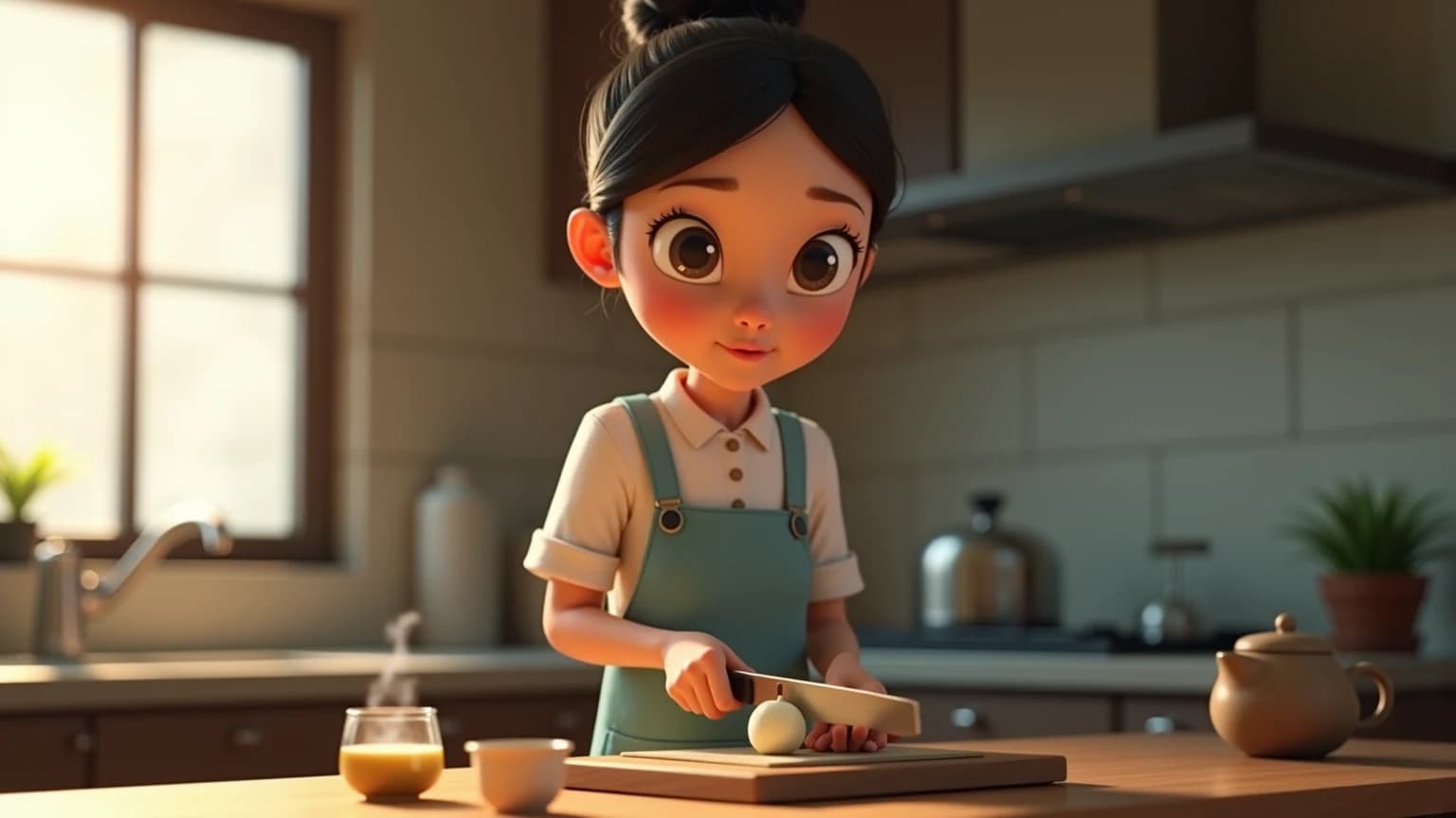 Akiko's scene